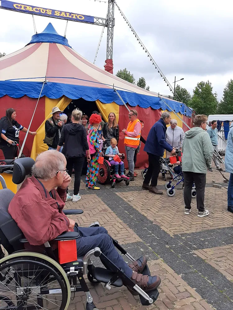 Voorstelling voor zorginstellingen Circus Salto